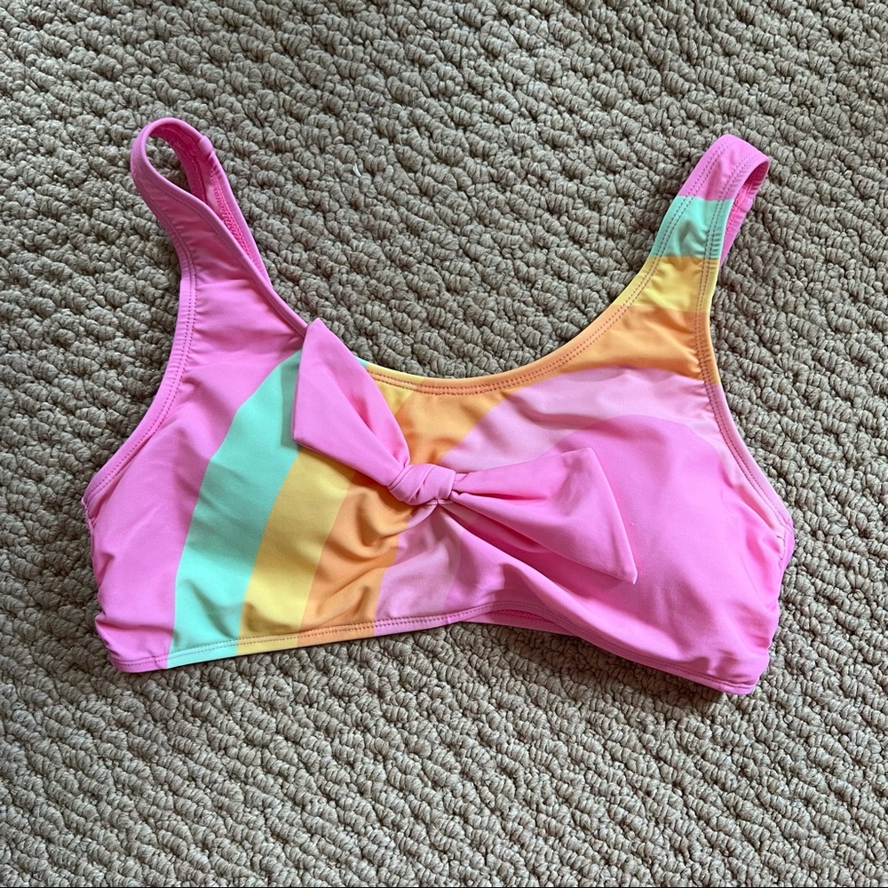 Rainbow swim top